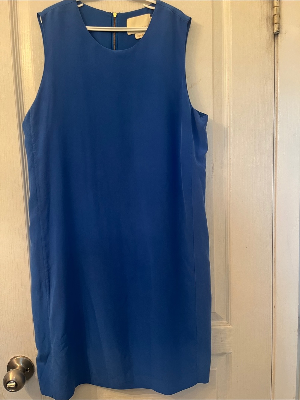 Cynthia Rowley Sleeveless Royal Blue Shift Tunic